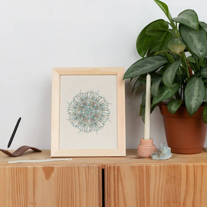 Flow Mandala Art Print for wholesale by Beacons Mandala