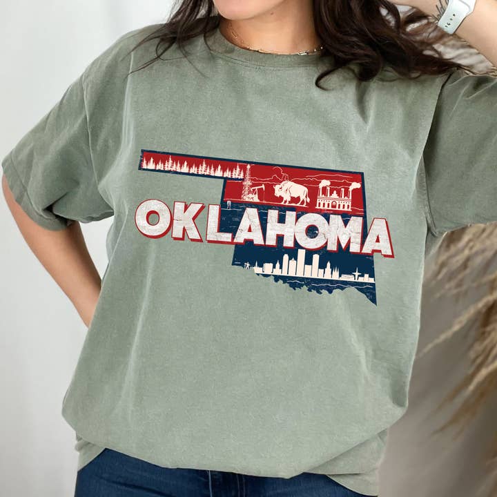 Oklahoma State Vintage Shirt for wholesale by EnjoyMyDesign