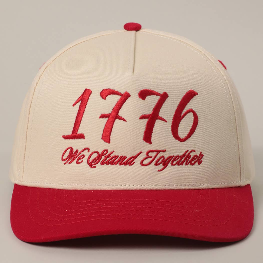 Fashion City - Vente Casquette de camionneur – unisexe - Casquette Trucker Bicolore 1776 We Stand Together16