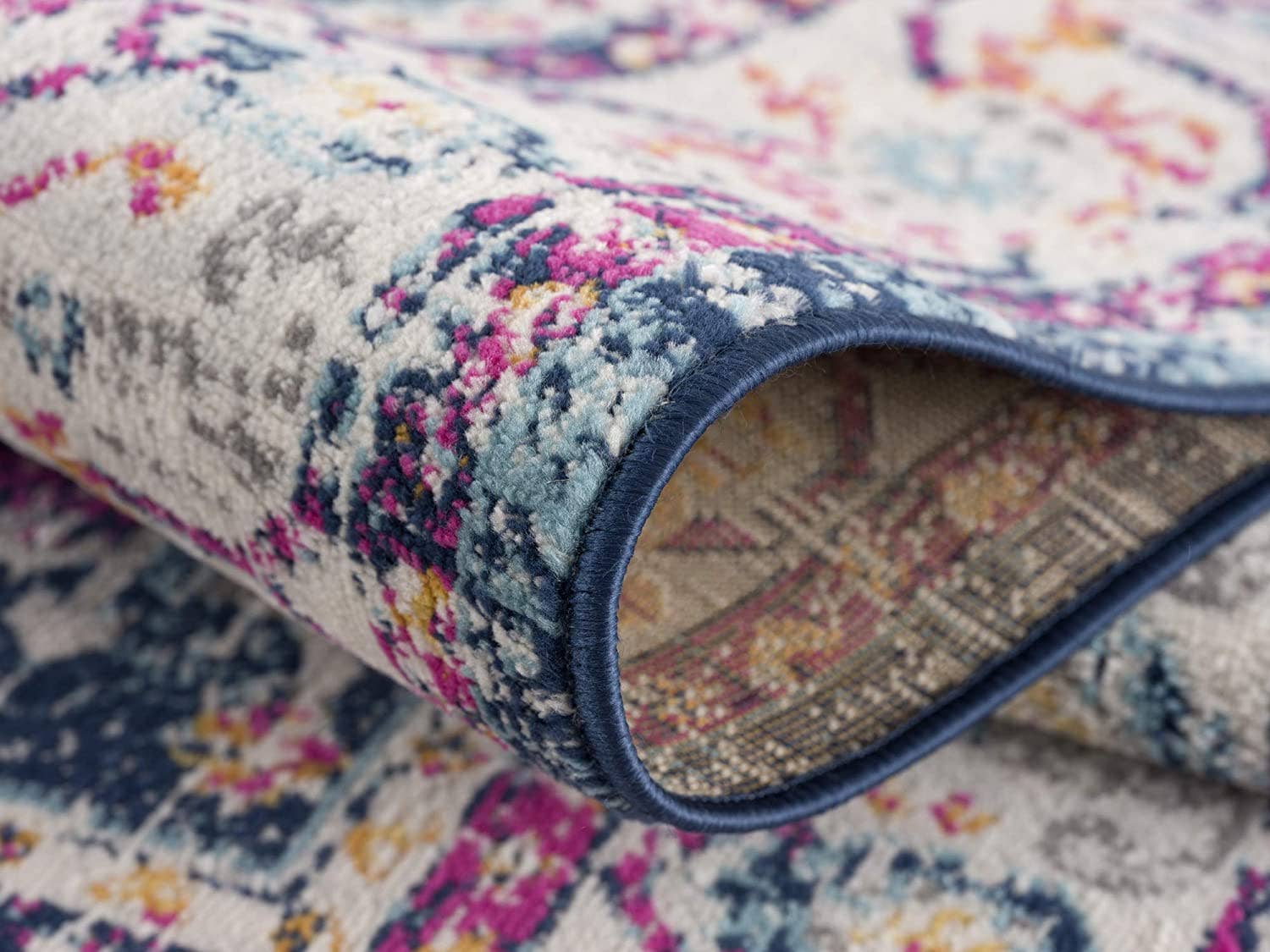 Flåde Overgangsblå beige indendørs tæppe/løber til det sydvestlige område for engroshandel på Faire9