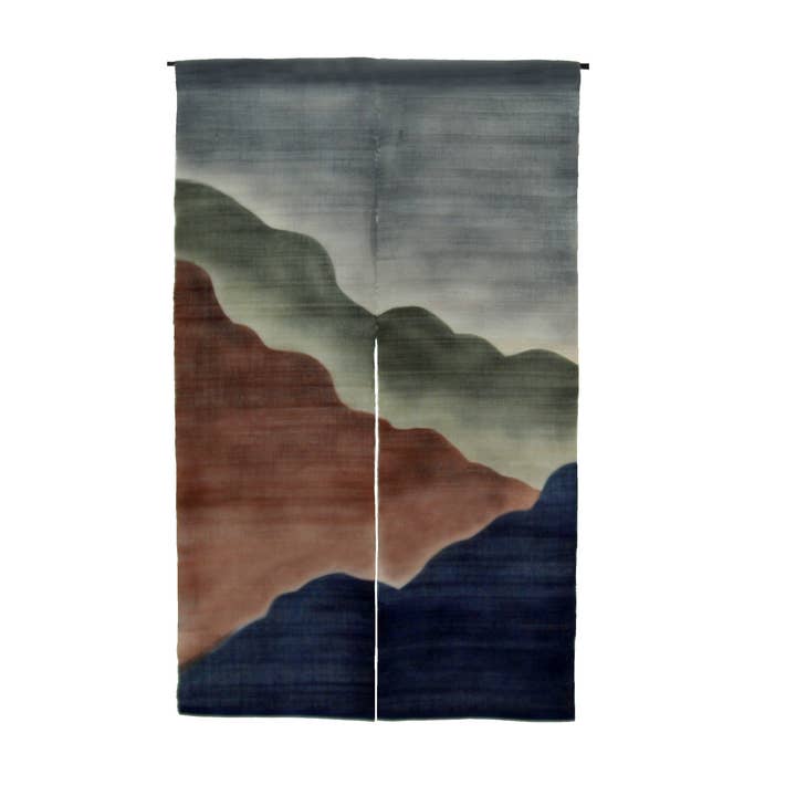 Noren, Mountain Scene for wholesale by World Treasure Trading