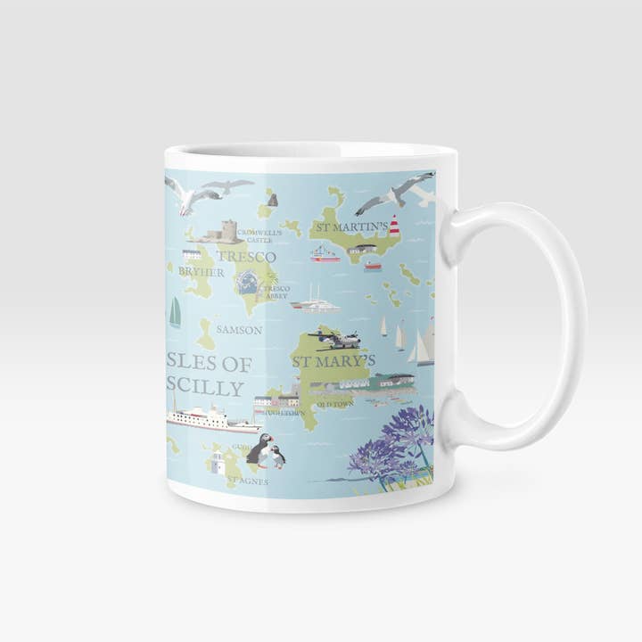 Betty Boyns Designs – wholesale Coffee mug – ILLUSTRATED MAP MUGS22