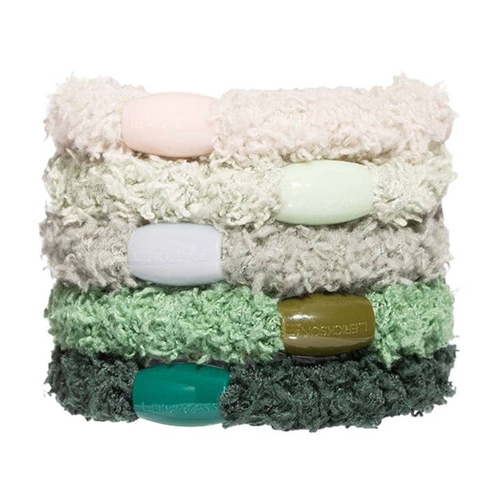 France Luxe/L. Erickson - Wholesale Hair Tie - Cozy Pony 5-Pack2