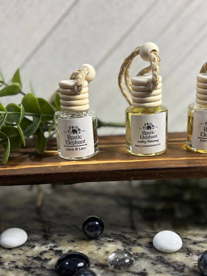 Car Diffusers for wholesale by Rustic Elephant