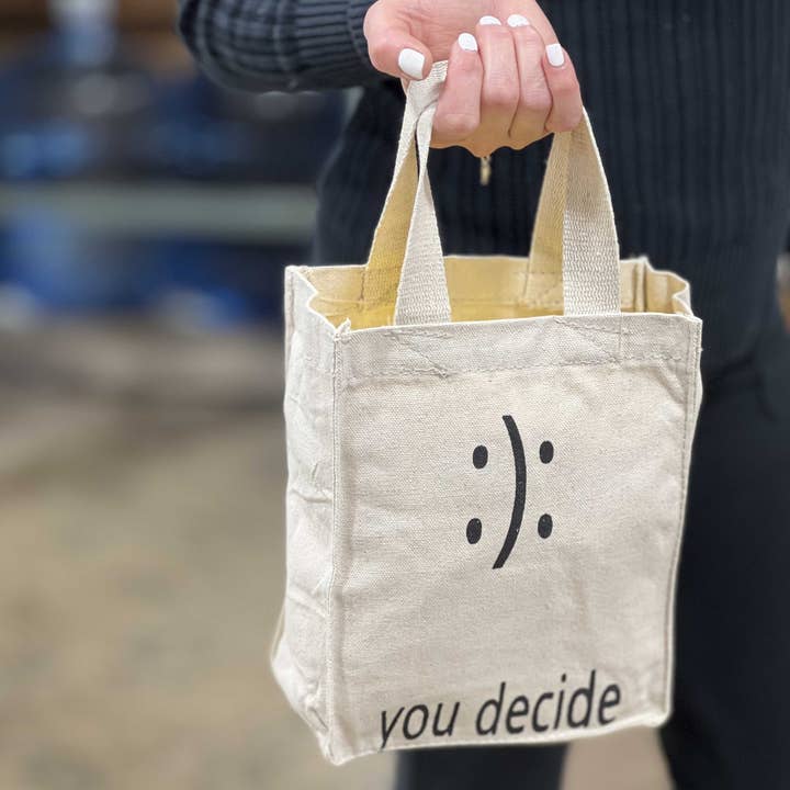 Mini sac fourre-tout 9"x 7" naturel (Vous décidez) pour la vente par Vrinda