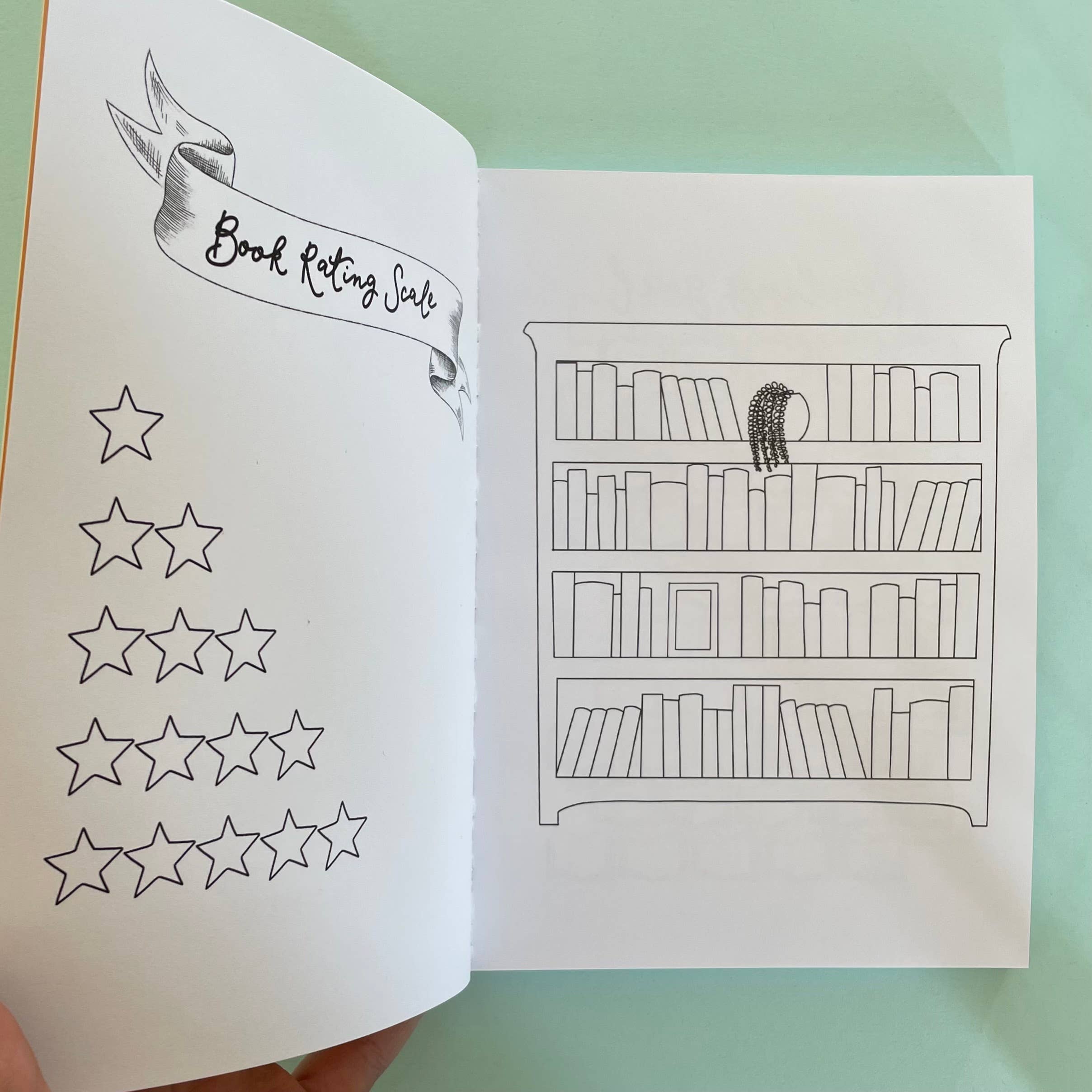 And Hope Designs - Cards, Stickers & Stationery - Wholesale Journal/Diary - Reading Journal, A5 Book Tracker, Literary Planner, Gift4