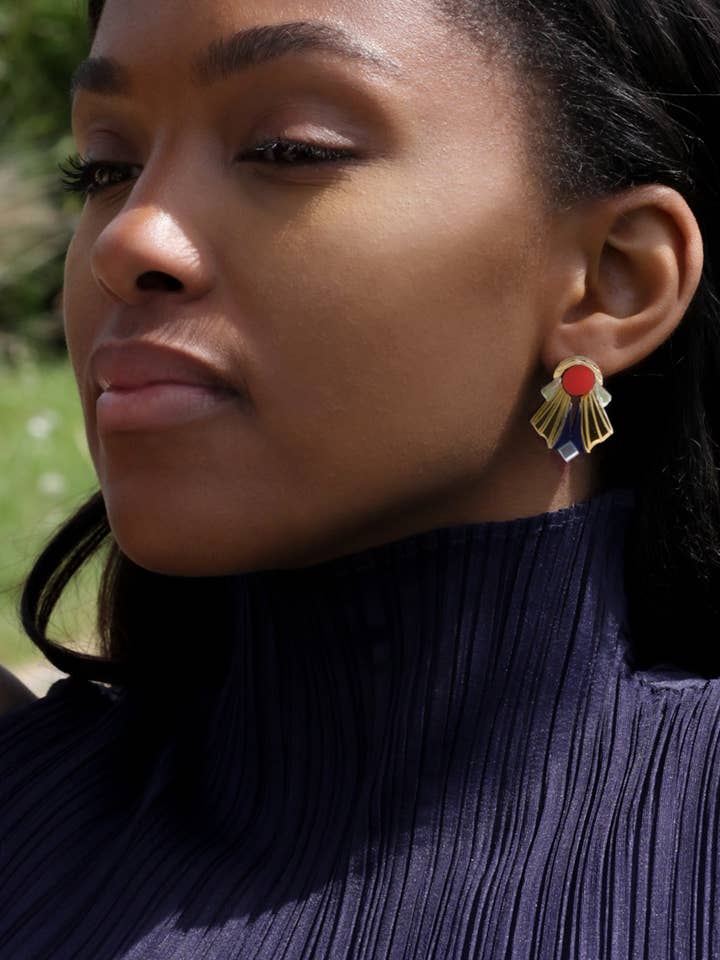 Orecchini Kamaria per la vendita all'ingrosso da parte di Chalk Jewellery