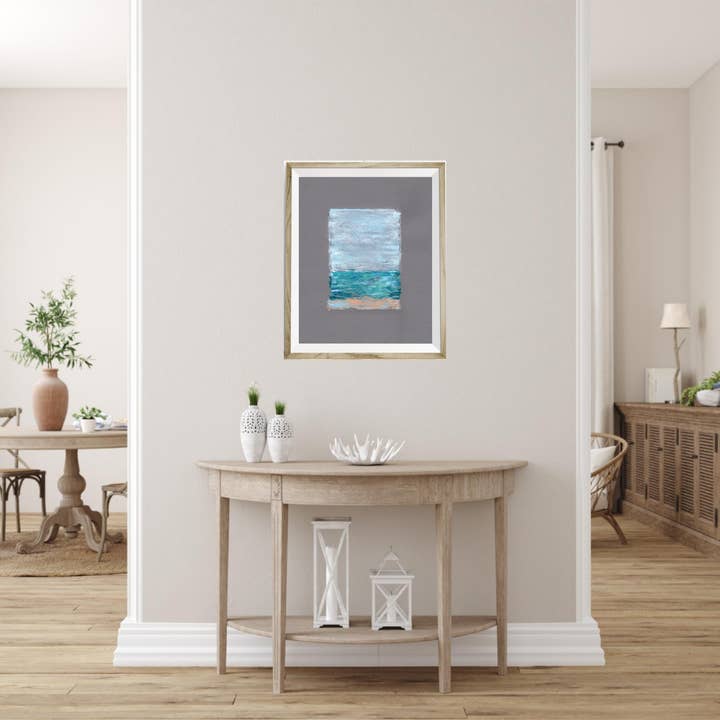 Kate Shore Fine Art - Wholesale Art Print - Coastal Abstract Art Print | Perfect Beach Day1