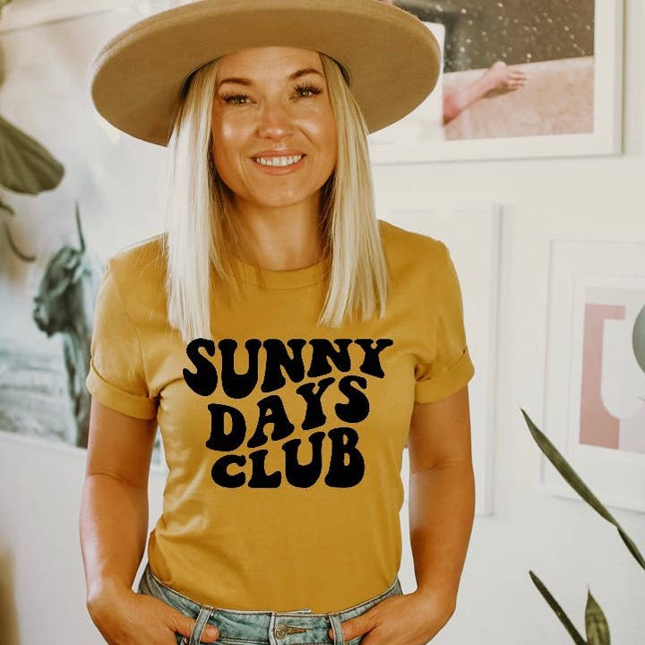 Axle Rose Co - Wholesale Sublimation Transfer - Sunny Days Club transfer
