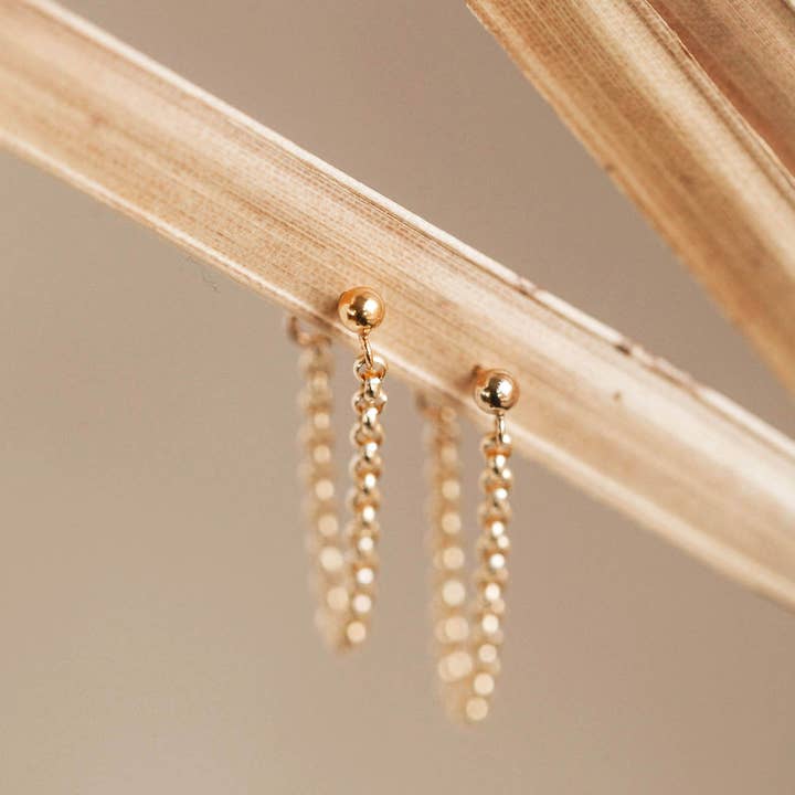 Hello Adorn - Wholesale Dangle Earrings - Annex Studs | 14kt Gold Fill + Sterling Silver3
