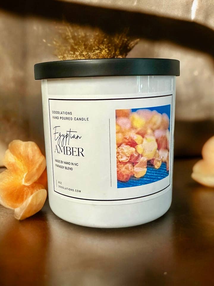 Egyptian Amber Candle for wholesale by Doodlations