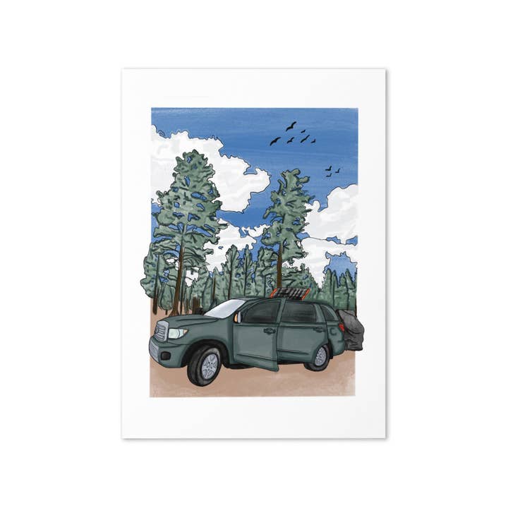 Les aventures de Jake ; impression 5 x 7 pour la vente par Well Rounded Designs