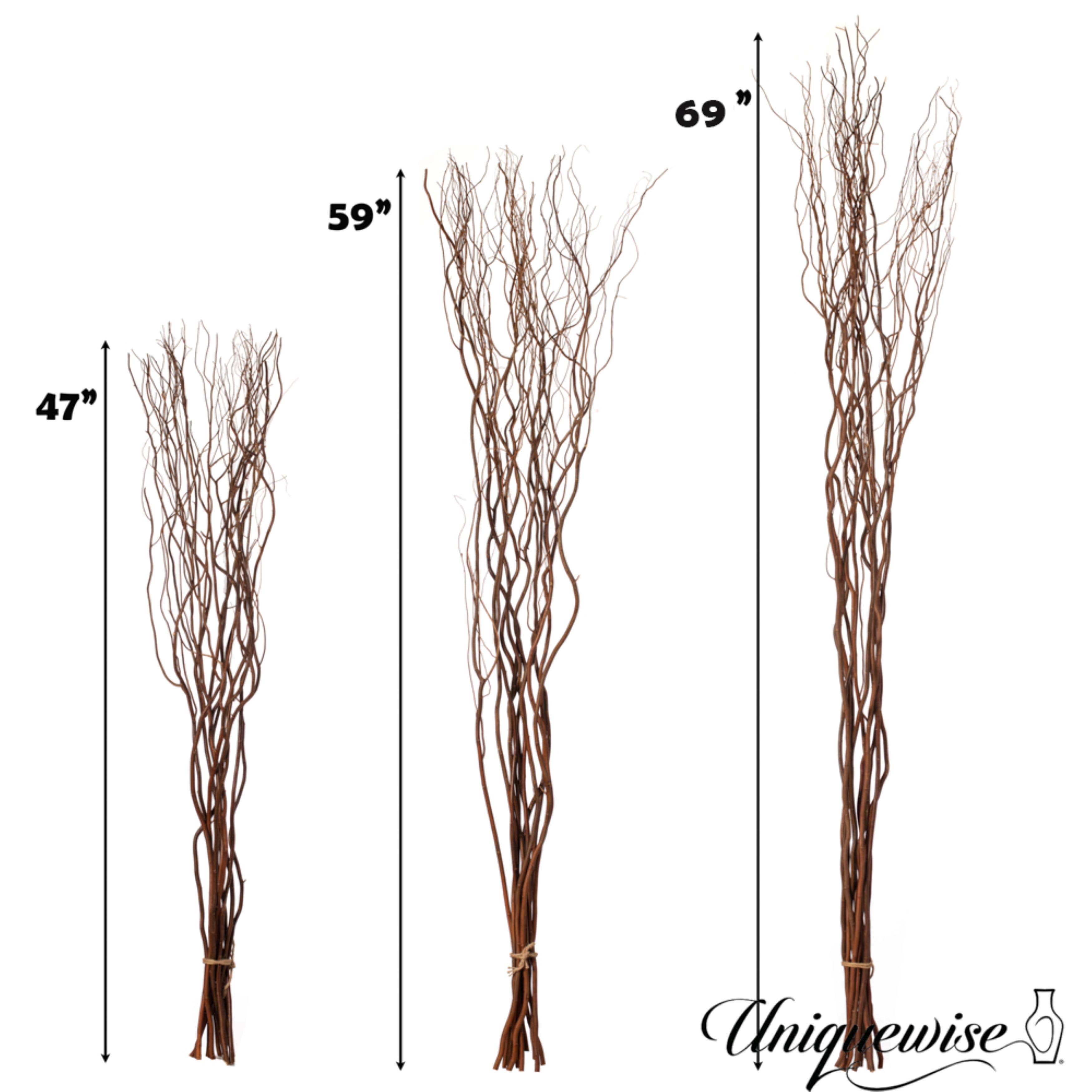 Quickway Imports - Vente Fleur séchée/pressée - Bâtonnets authentiques décoratifs naturels à branches sèches14