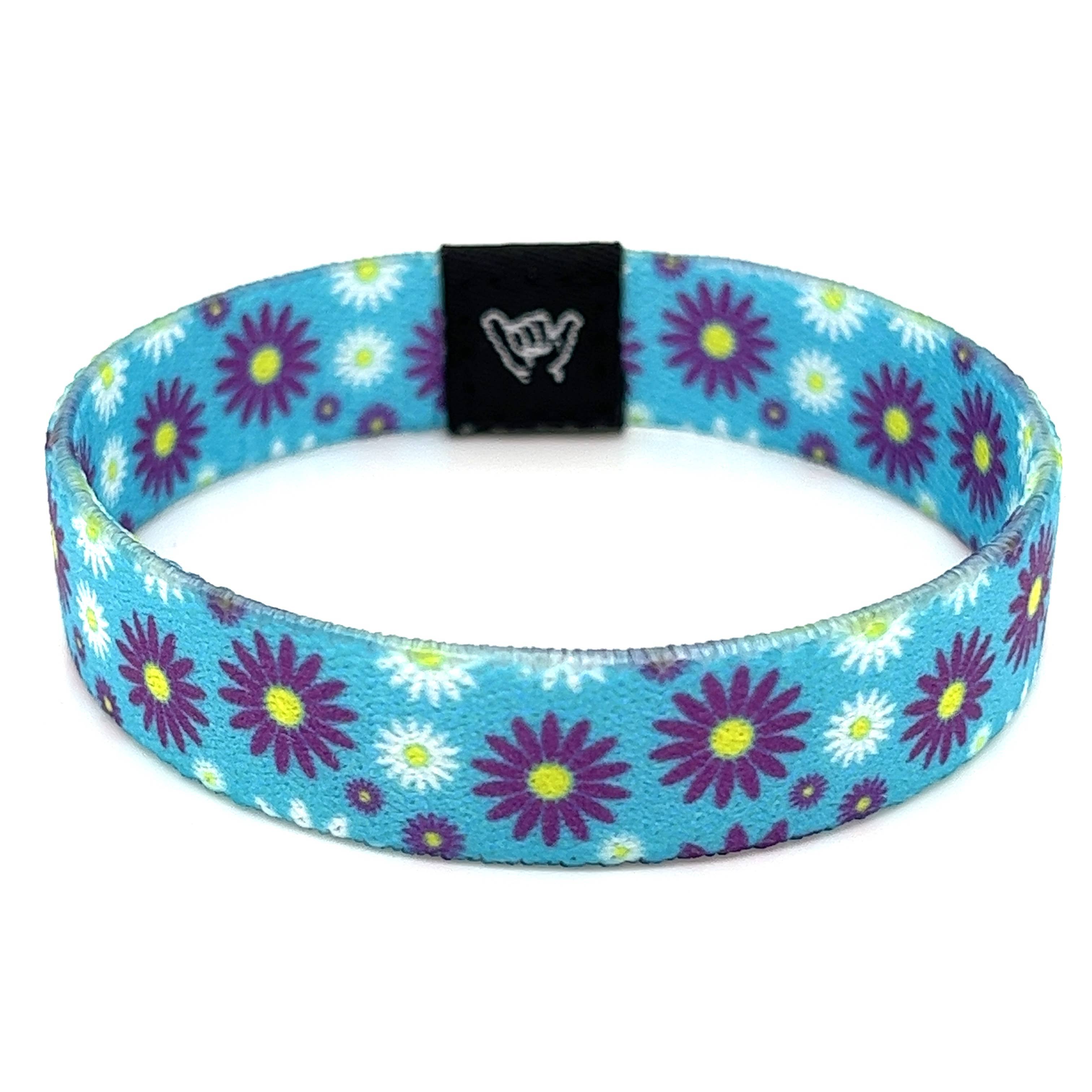 Hang Loose Bands - Wholesale Woven/Braided Bracelet - Flower Power Wristband Bracelet1