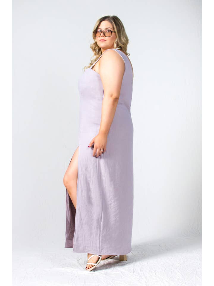 Lavender The Denise Dress for wholesale on Faire3