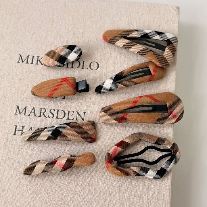 ACCITY - Wholesale Scrunchie - Women's - Starry Fabric Scrunchie Triangle Hair Clip_CWAHA081479