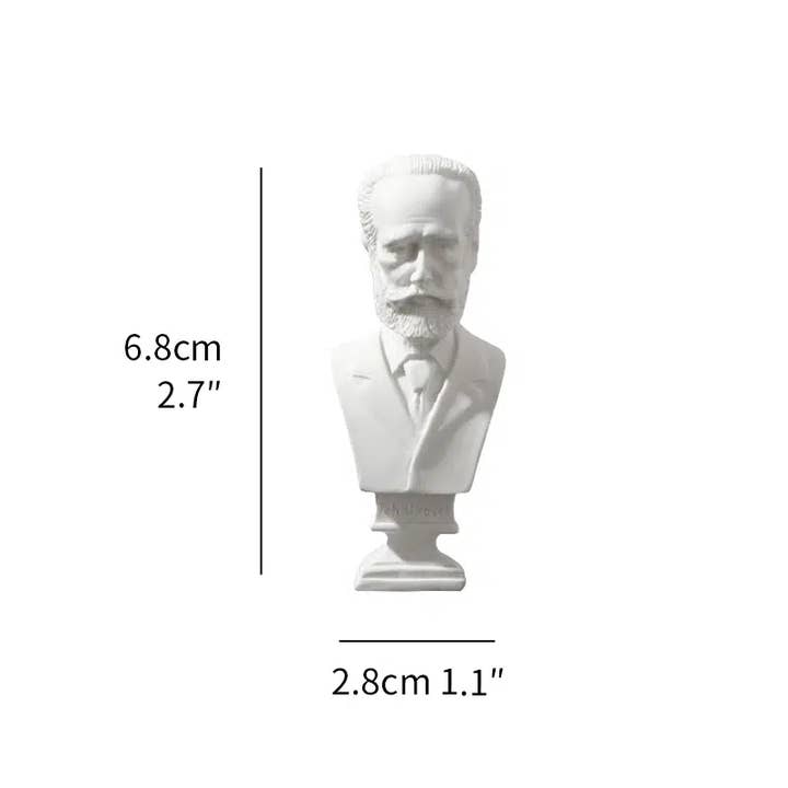 Magnifique Hearts - Wholesale Decorative Figurine - Miniature Greek Busts - Intricately Carved6