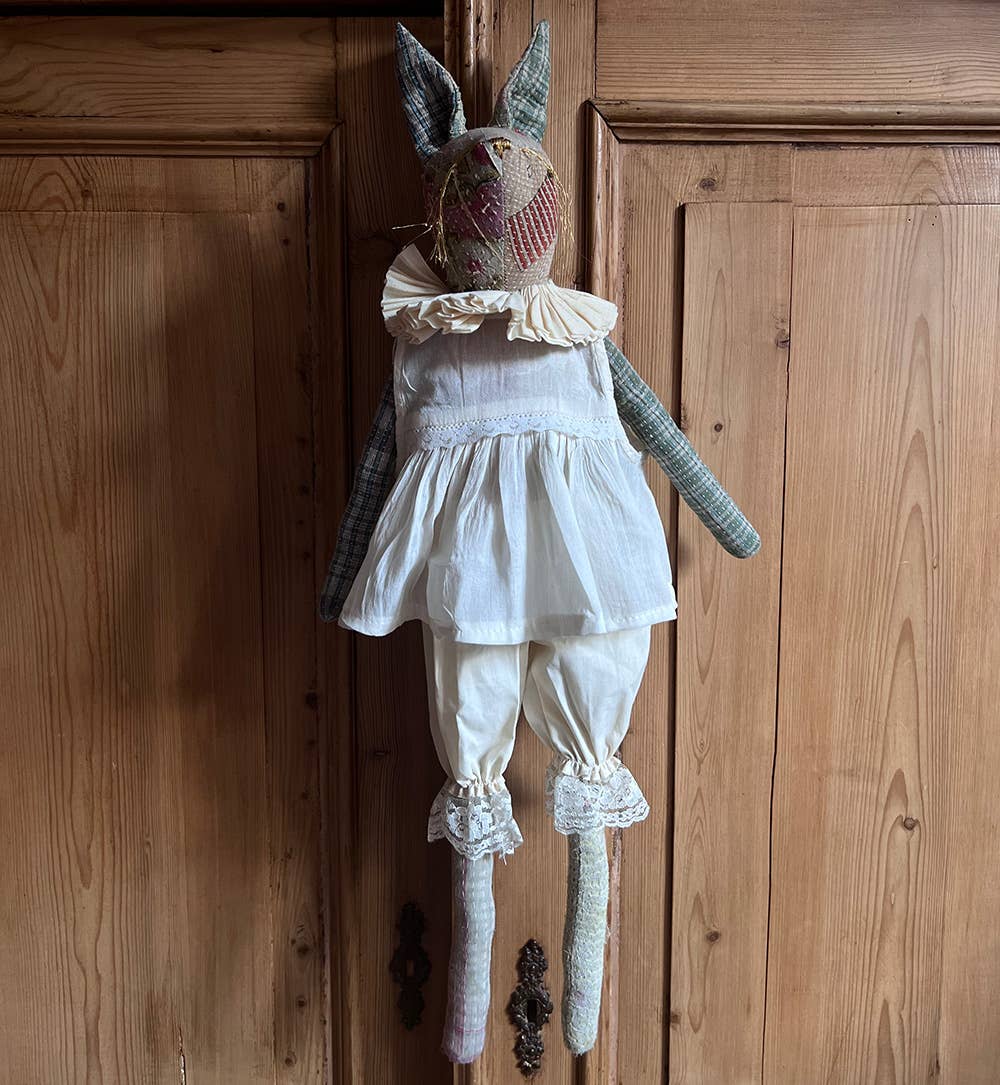 Skippy Cotton - Vendita all'ingrosso Bambola - Bambini - Bambola Kantha con Colletto Arricciato - Bambola Artigianale Imbottita in Cotone9