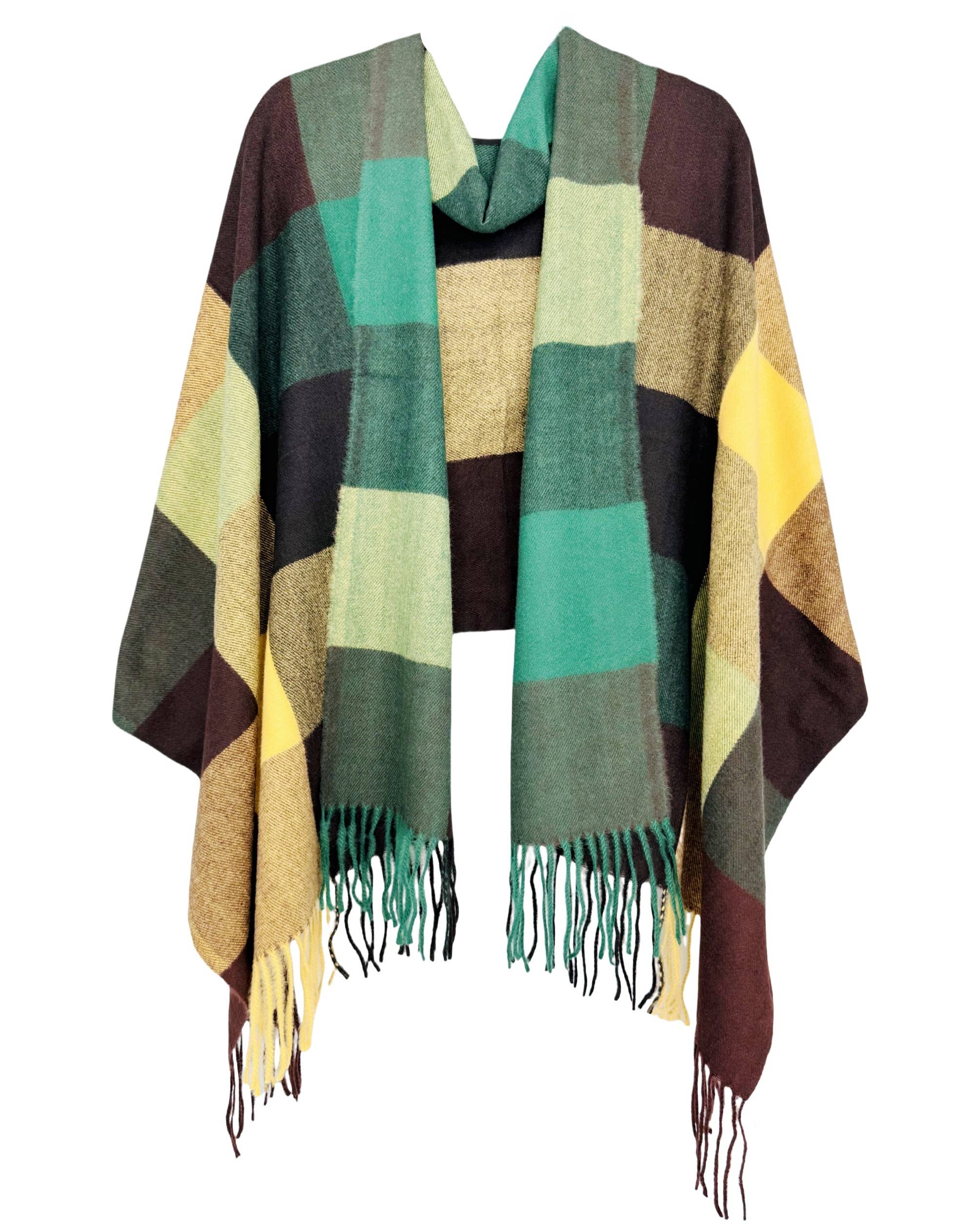 JC Sunny Fashion – Wrap - Mulher por atacado – 23 Cores! Manta Envolvente de Blocos de Cor Mais Suave que Caxemira0