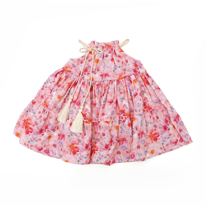 COTTON MUSLIN Dress - FLORA for wholesale by With Love for Kids