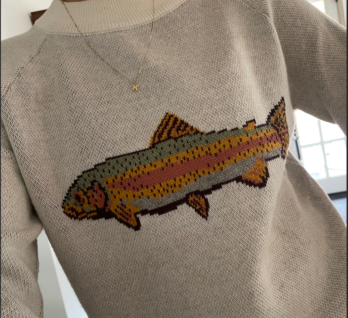 The Sage Vintage - Wholesale Pullover-trui - Dames - Vissweater Eierschaal3