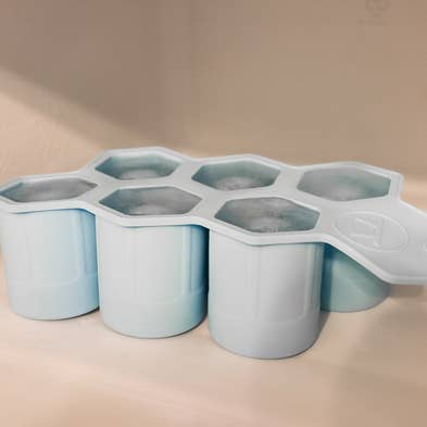 Fox Run Brands - Wholesale Ice Tray/Mold - Outset Silicone Hexagon Ice Shot Mold, 6 Glass Capacity5