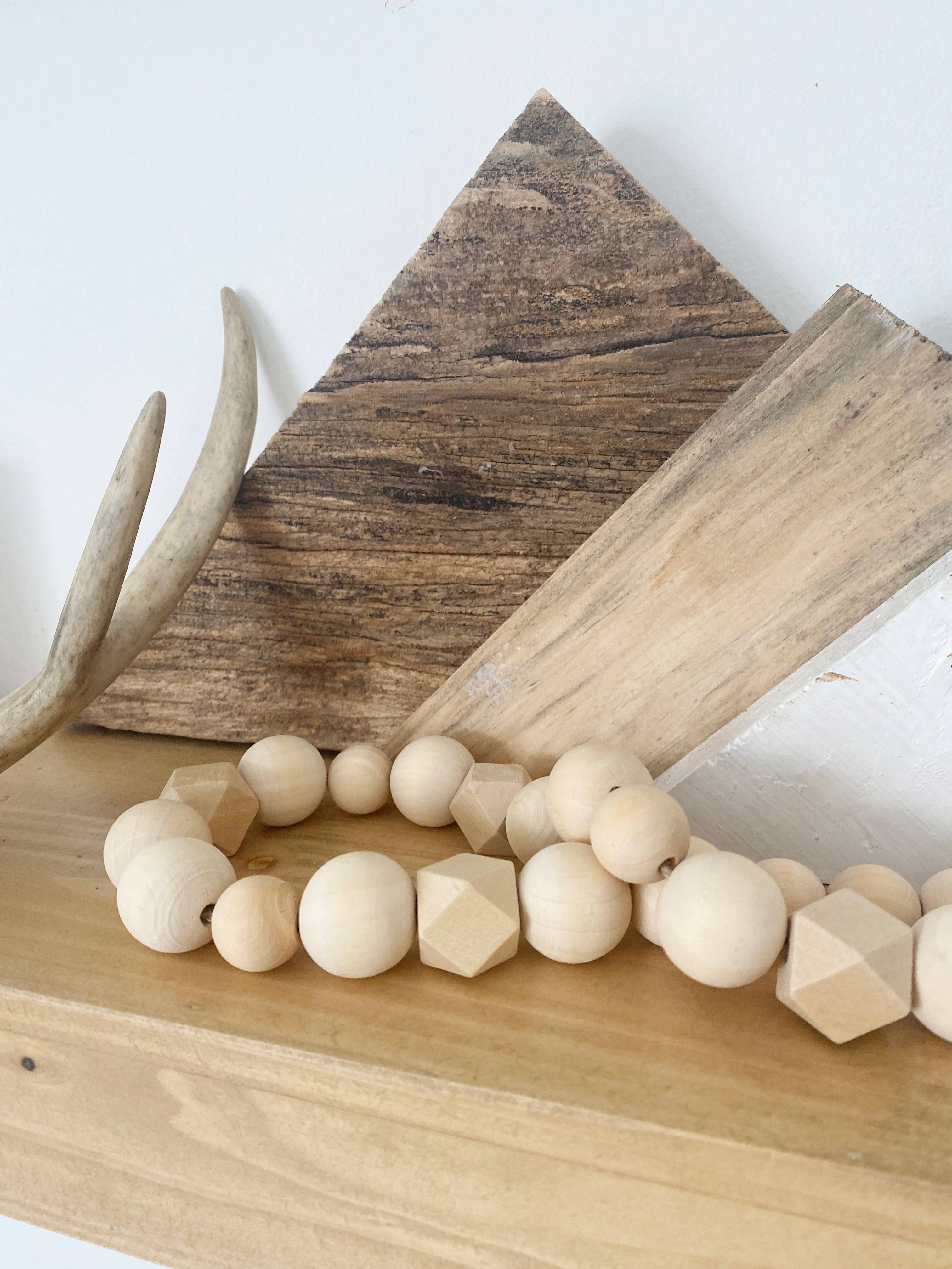 Simply Styled Art - Wholesale Bunting/Garland - Geometric Wood Bead Garland2