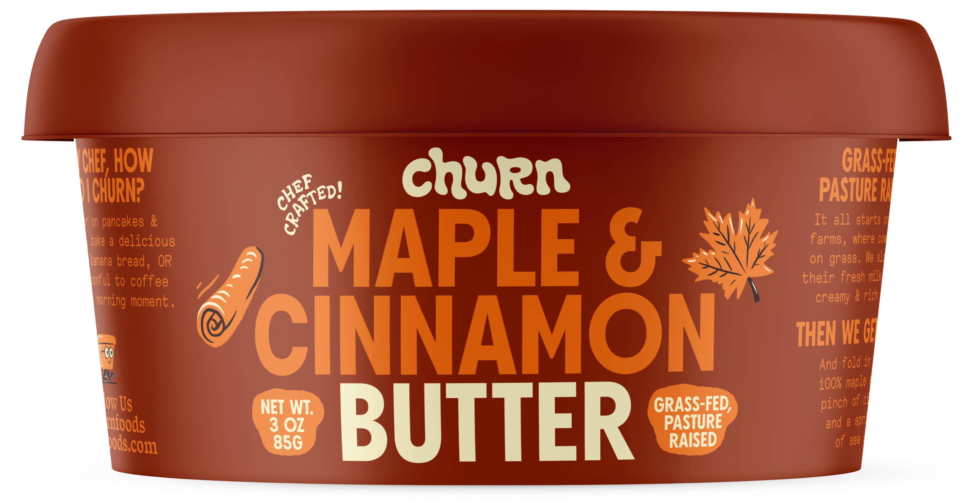 Churn Foods - Wholesale Butter - Maple & Cinnamon Butter