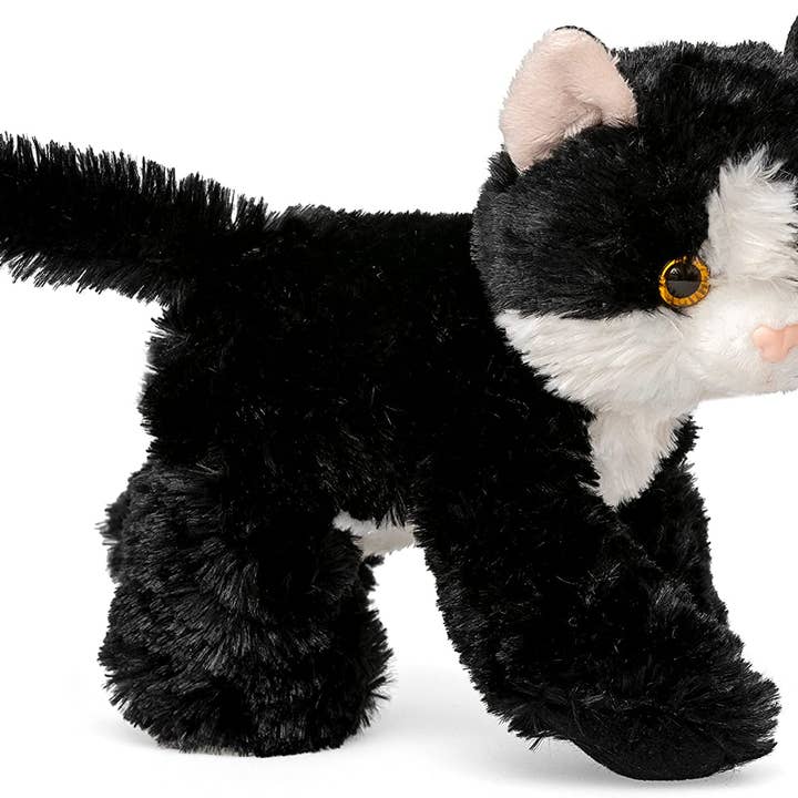 Jolitee - Vendita all'ingrosso Peluche - Bambini e neonati - Jolitee, piccolo peluche in peluche bianco e nero, peluche, gatto da smoking, gattino di peluche, 20,3 cm
