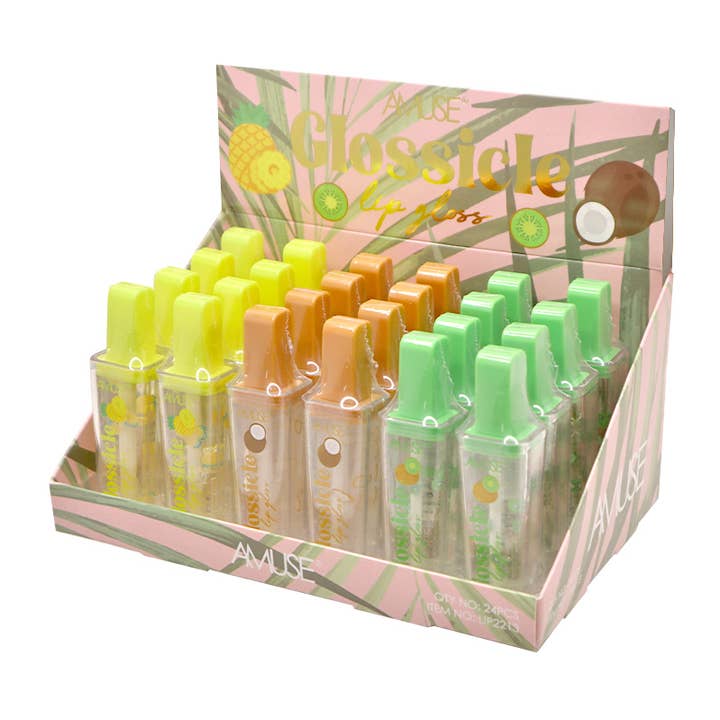PINEAPPLE Beauty - Wholesale Lip Gloss - AMUSE LIP2213 Tropical Glossicle Lip Gloss - 24 pcs0