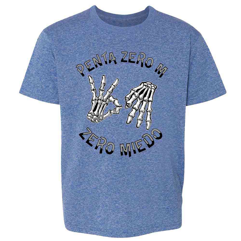 Pop Threads - Vendita all'ingrosso Maglietta serigrafata - Bambini - Penta Zero M Zero Miedo Luchador Lucha Libre Bambini7