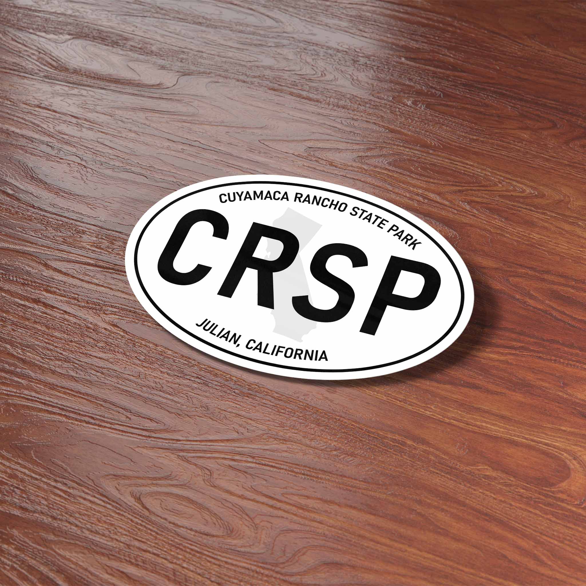 Sentinel Supply - Vendita all'ingrosso Adesivo - Adesivo ovale bianco Cuyamaca Rancho State Park California5