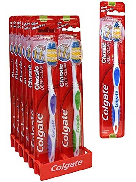 Colgate Classic Tiefenreinigung Zahnbürste Mittel 12er Display für den Großhandel von Majesitc Health
