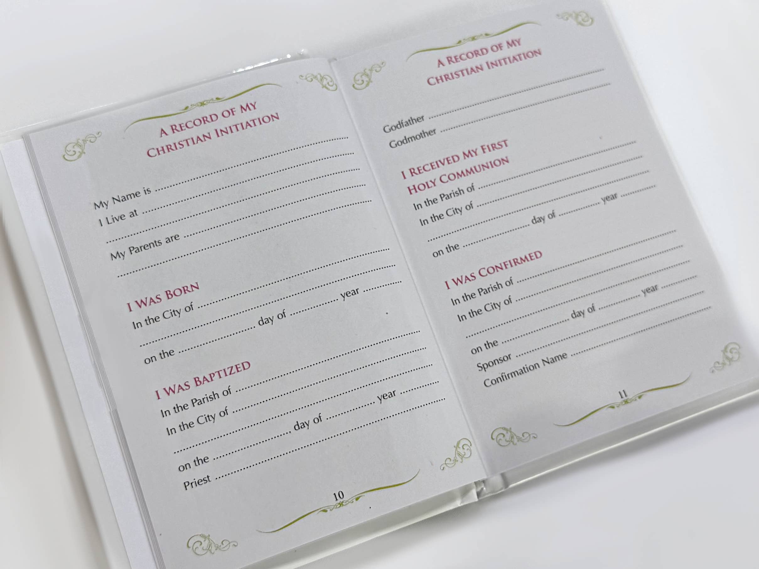 Simply Charming - Venta al por mayor Libro de recuerdos - Niños y bebés - Libro de recuerdos de bautismo con oraciones1