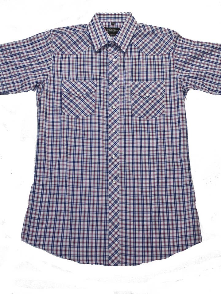 Mens Plaid <br> 431-1128 for wholesale by White Horse Apparel