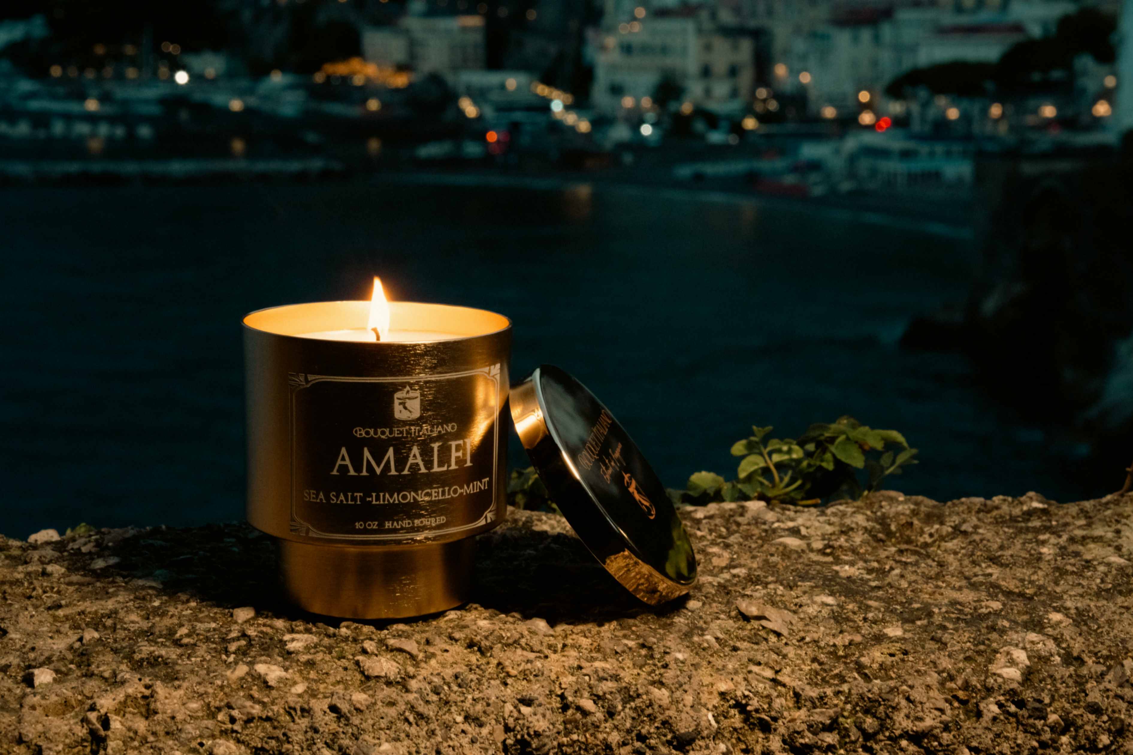 BouquetItaliano – wholesale Jar/filled candle – Amalfi Luxury Scented Candle – Italian Coastal Inspired10