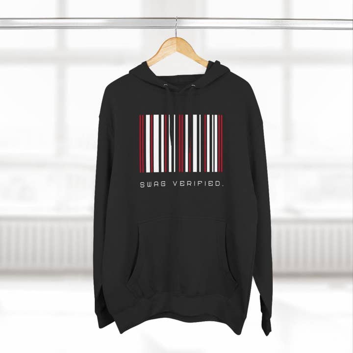 Ohhh So Swag - Wholesale Hoodie - Unisex - Swag Verified. Barcode Unisex Premium Pullover Hoodie | CA4