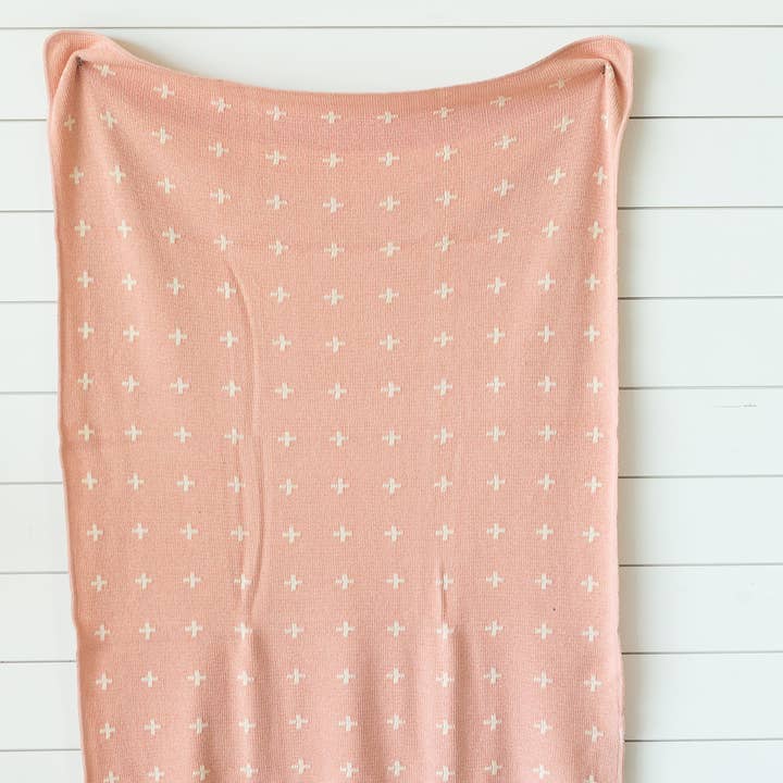 Modern Burlap - Wholesale Throw Blanket - Made in the USA | Mini Swiss Cross Knit Throw15