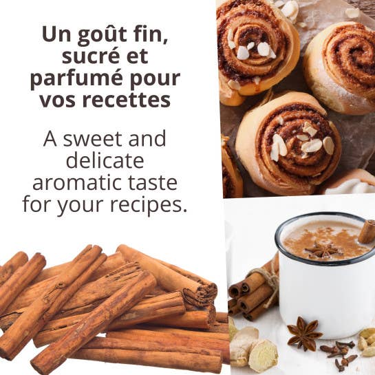 Khla - L'épicerie du Mékong – Großhandel Gewürze – Ceylon-Zimtstangen – Bio – 20 g – Glas4