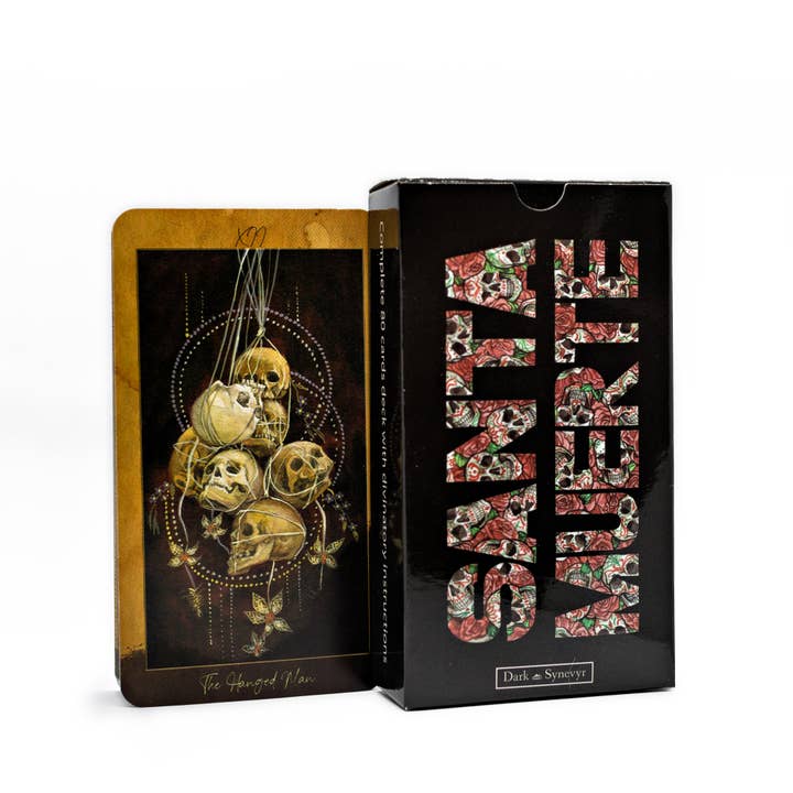 Darksynevyr - Wholesale Tarot Cards - PRE-ORDER Santa Muerte Tarot 78+2 Extra Cards Deck5
