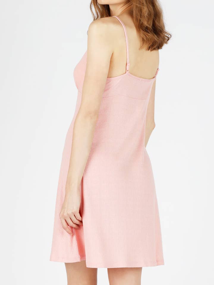 ELMNTL - Venta al por mayor Ropa para dormir - Mujer - Camisón - Rosa1