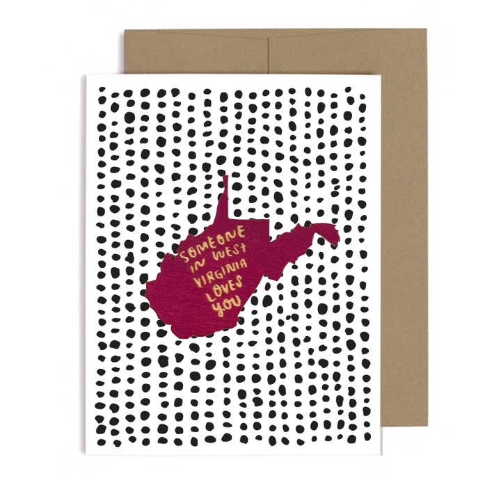 Quelqu'un en West Virginia Loves You Magnet w/Card pour la vente par SnowMade