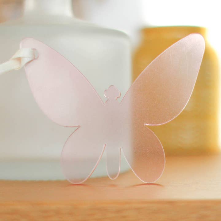 Rocket and Fox – wholesale Prydnadsset – Akvarell Fjäril Hängande dekorationer, uppsättning av sex5