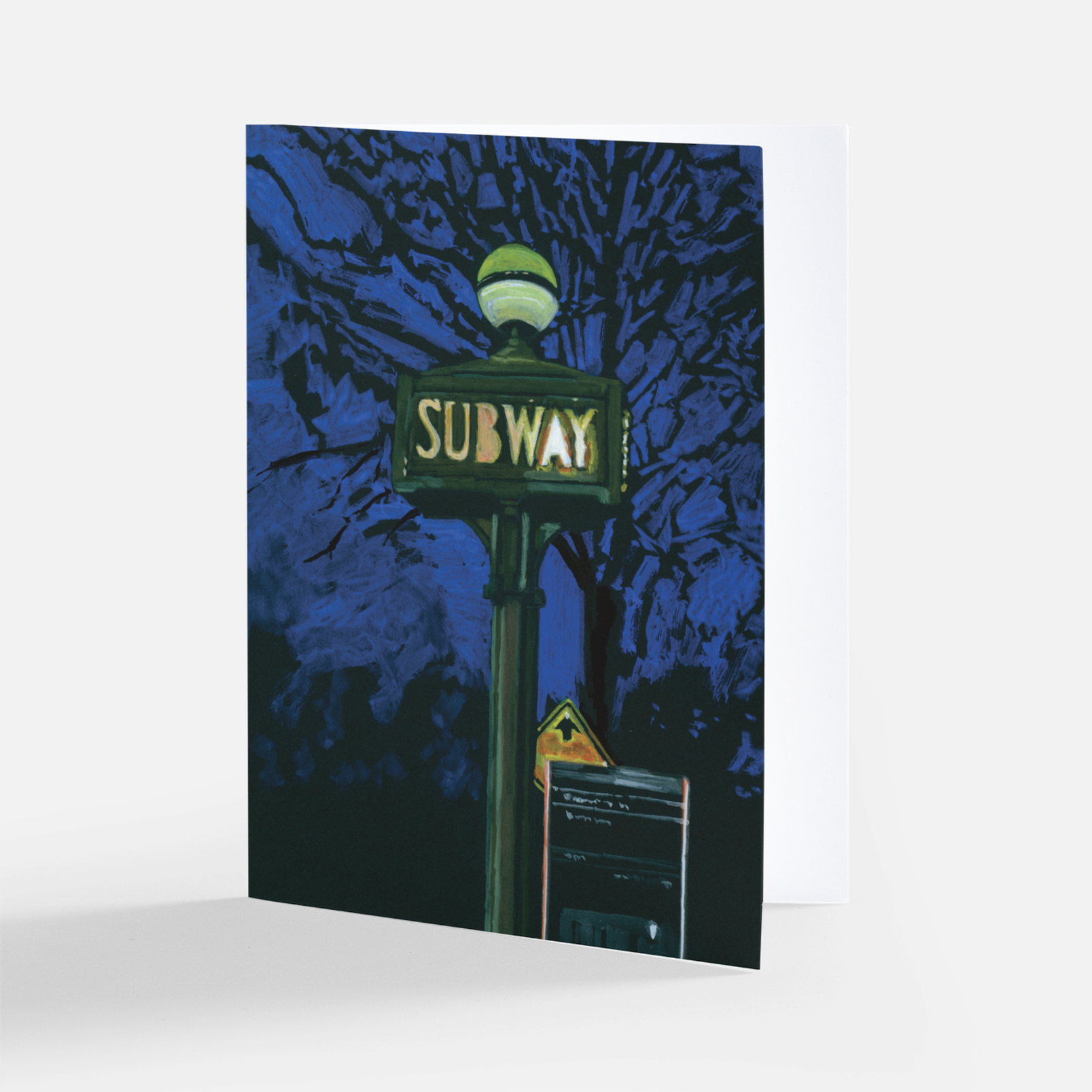 Art By Francis - Wholesale Everyday Greeting Card - Notecards Assorted - Night Commuters (8-pack)5