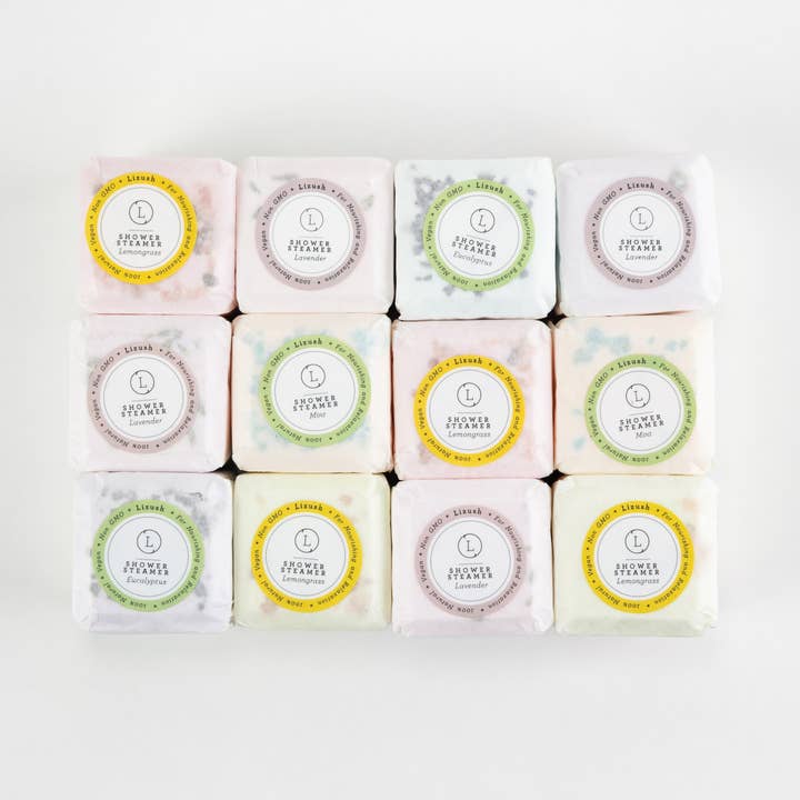 Lizush - Wholesale Shower Steamer/Bomb - Starter Pack- Mix scents-Bulk Shower Steamers-100 individual6