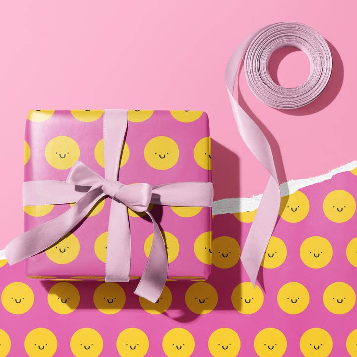 Rumble Cards – Großhandel Geschenkpapier in Bögen – Geschenkpapier mit Smiley-Gesicht — Geschenkpapier — lustig — niedlich — fröhlich3