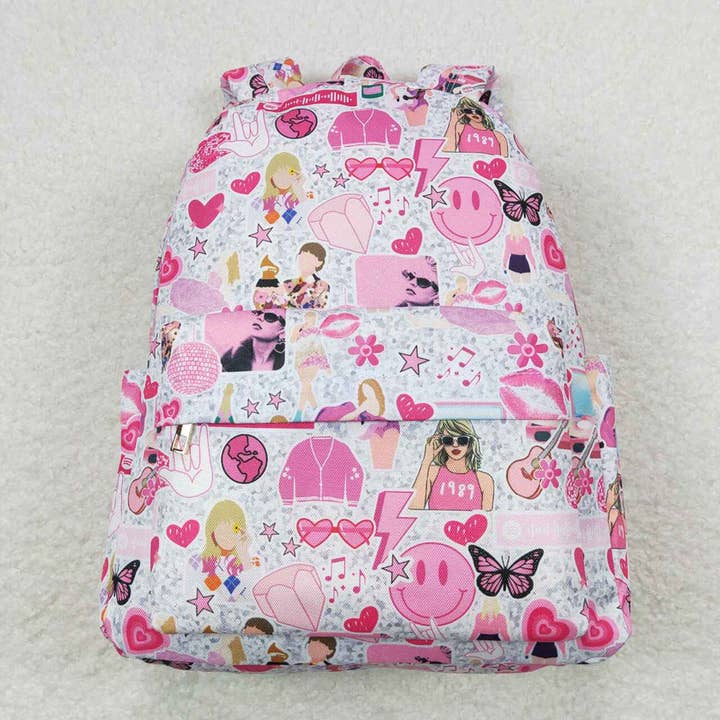 Aier Wholesale - Wholesale Backpack - Kids - Baby Kids Girls Pink Singer Backpack Back Bags