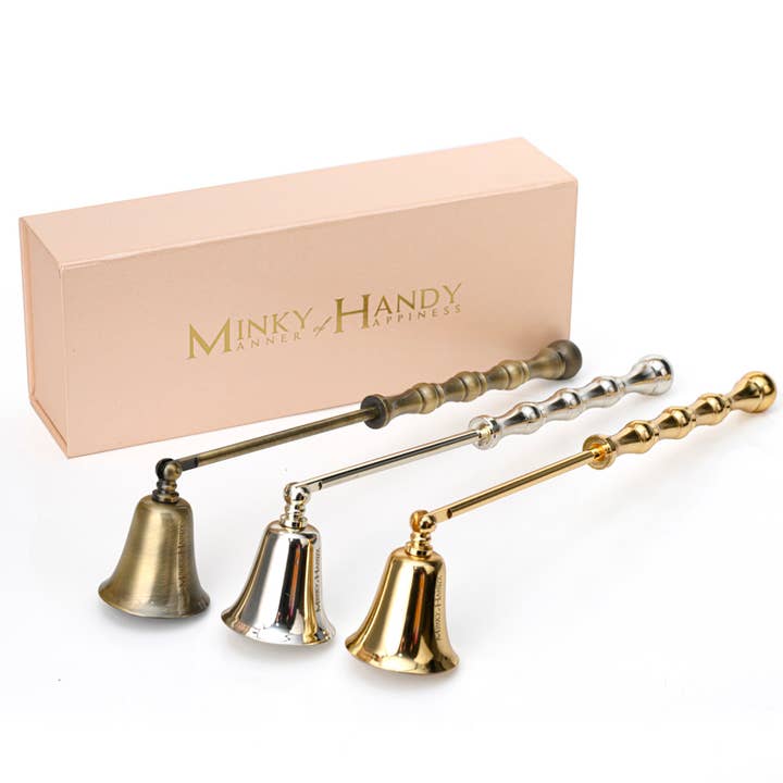 Luxury Brass Candle Snuffer - Safely Extinguish Candle Flame for wholesale by MINKY HANDY