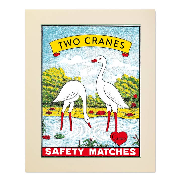 Due Gru | Stampe | Stampa Grande - 40x50 per la vendita all'ingrosso da parte di Archivist Gallery | Europe