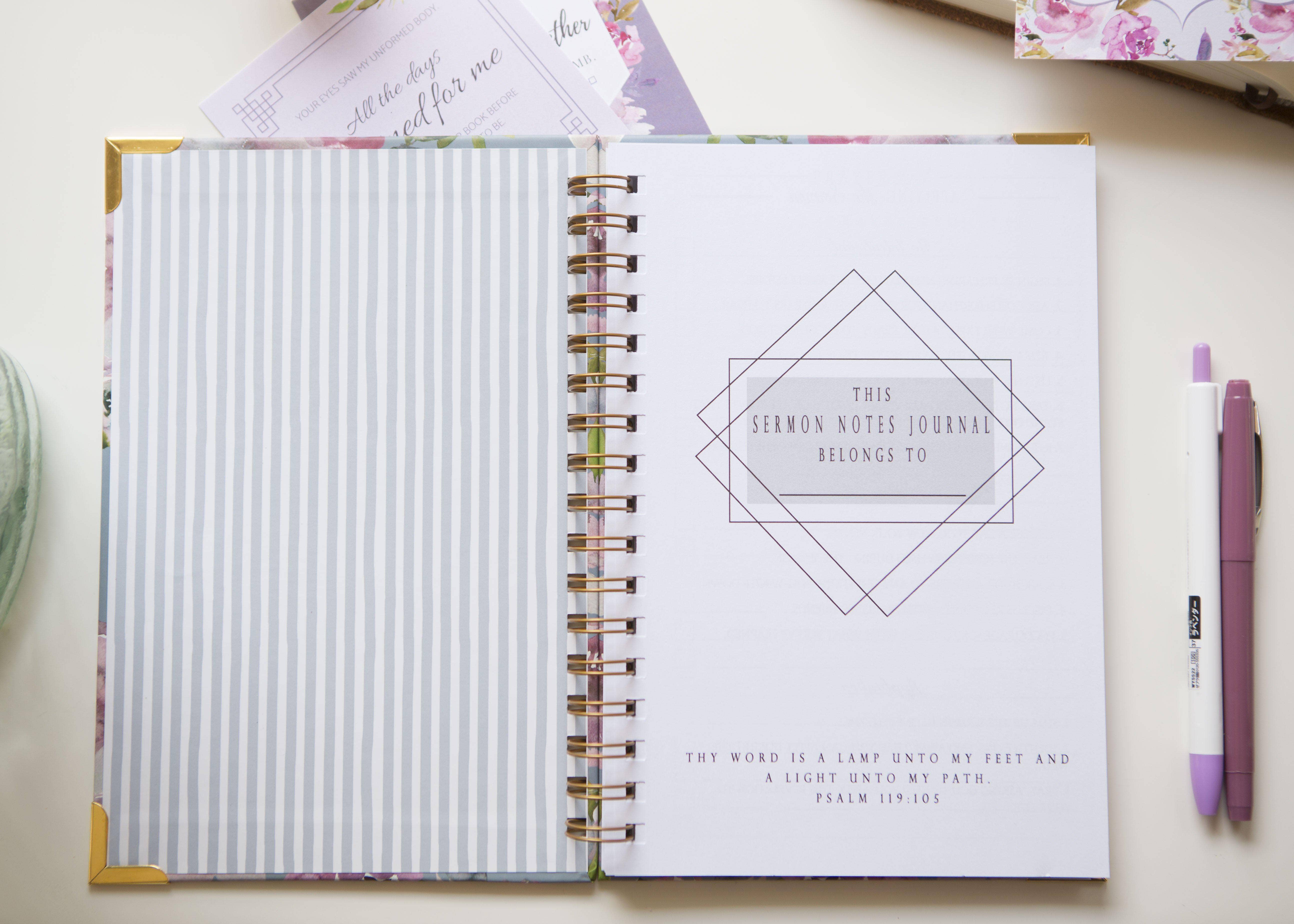 Chosen & Cherished - Wholesale Notebook - Sermon Notebook | Sermon Notes Journal3